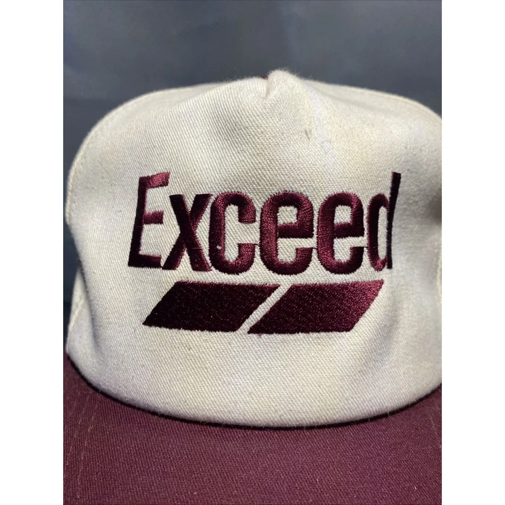 VTG Exceed Herbicide Corn Embroidered Logo‎ Snapback Hat Ciba Baseball Cap Farm